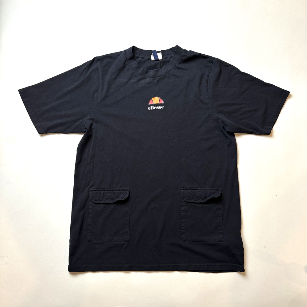 Ellesse Shirt Mens Medium Pocket Utility Workwear Casual Tee